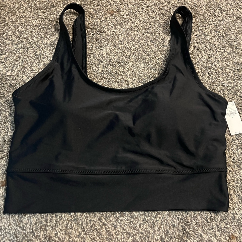Old Navy Women's Black Swim Top